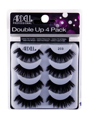 Ardell Double Up, 203, dirbtinės blakstienos moterims, 4pc, (Black)