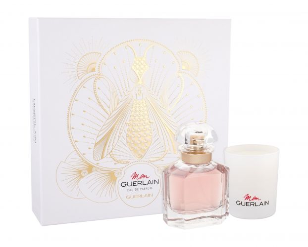 Guerlain Mon Guerlain, rinkinys kvapusis vanduo moterims, (EDP 50 ml + Fragrant žvakė 75 g)