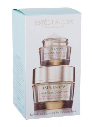 Estée Lauder Global Anti-Aging Power Soft Creme, Revitalizing Supreme+, rinkinys dieninis kremas moterims, (Daily Facial Care 50 ml + Revitalizing Supreme+ 15 ml)