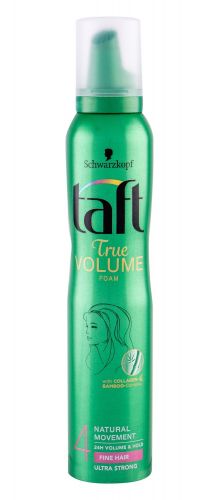 Schwarzkopf Taft, True Volume, plaukų putos moterims, 200ml