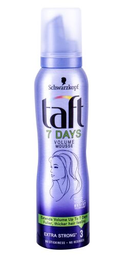 Schwarzkopf Taft, 7 Days, plaukų putos moterims, 150ml