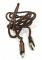 Leather Micro USB cable T-UU23 (Brown)
