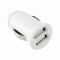 TOTI Dual USB Car Charger with Lightning non-MFI cable 1m 2.1A (White)