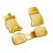 Guminiai kilimėliai 3D SUBARU Legacy 2009-2014, 4 pcs. /L59005B /beige