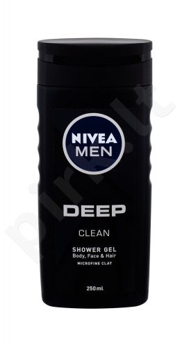 Nivea Men Deep, Clean, dušo želė vyrams, 250ml