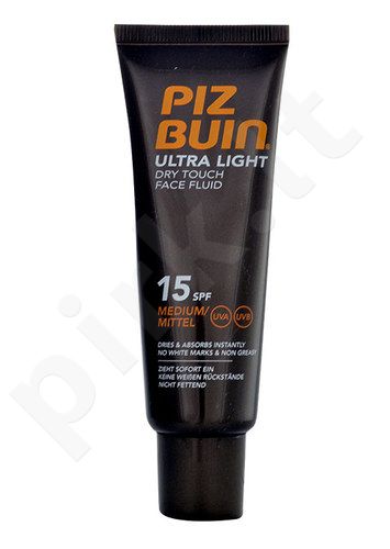 PIZ BUIN Ultra Light, Dry Touch Face Fluid, veido apsauga nuo saulės moterims, 50ml