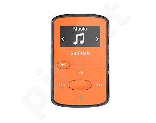 Sandisk CLip Jam MP3 Player 8GB, microSDHC, Radio FM, Orange