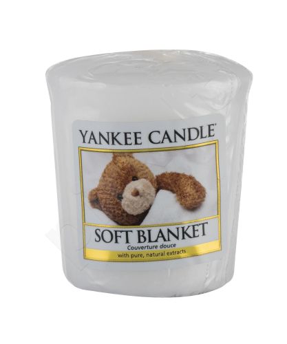 Yankee Candle Soft Blanket, aromatizuota žvakė moterims ir vyrams, 49g