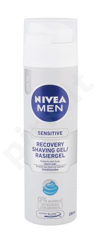 Nivea Men Sensitive, Recovery, skutimosi želė vyrams, 200ml