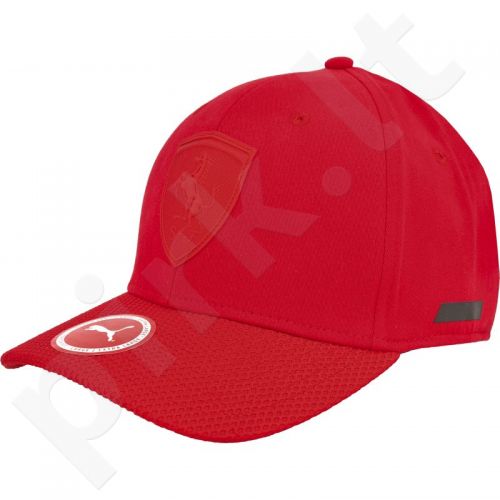 Kepurė su snapeliu Puma Ferrari Lifestyle First Cap rosso corsa M 05290602  - Pirk.lt parduotuvė