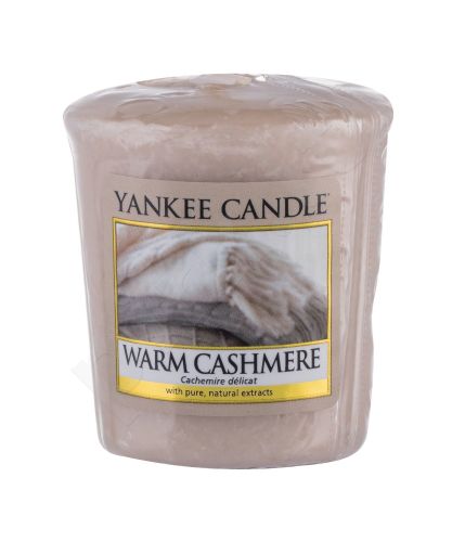 Yankee Candle Warm Cashmere, aromatizuota žvakė moterims ir vyrams, 49g