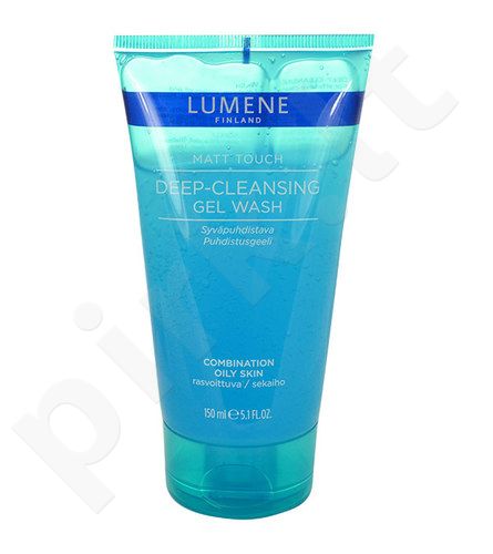 Lumene Matt Touch, Deep-Cleansing Gel Wash, prausiamoji želė moterims, 150ml