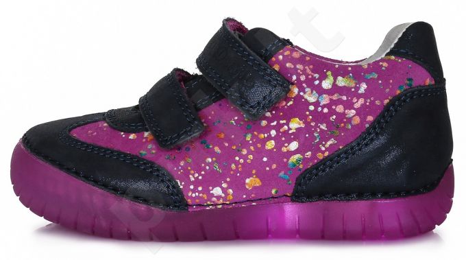 Auliniai D.D. step violetiniai led batai 25-30 d.0504bm