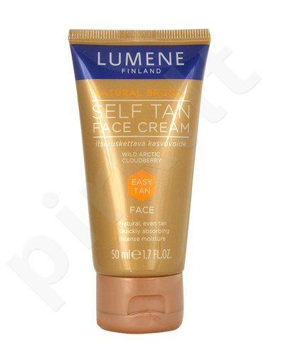 Lumene Natural Bronze Self Tan veido kremas, kosmetika moterims, 50ml