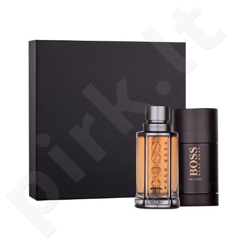 HUGO BOSS Boss The Scent, rinkinys tualetinis vanduo vyrams, (EDT 50 ml + pieštukinis dezodorantas 75 ml)