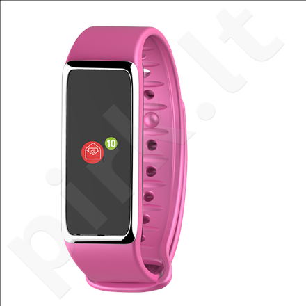 MyKronoz Zefit 3HR Smartwatch, Pink/Silver, 100 mAh, Touchscreen, Bluetooth, Heart rate monitor, Waterproof