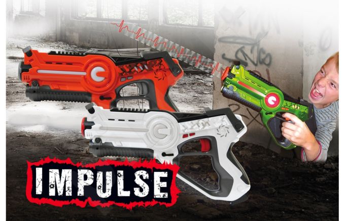 Jamara Impulse Laser Battle Set  White Orange