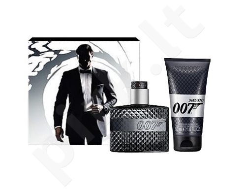 James Bond 007 James Bond 007, rinkinys tualetinis vanduo vyrams, (EDT 30ml + 50ml dušo želė)
