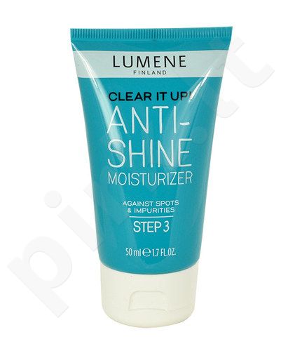 Lumene Clear It Up!, Anti-Shine Moisturizer, dieninis kremas moterims, 50ml