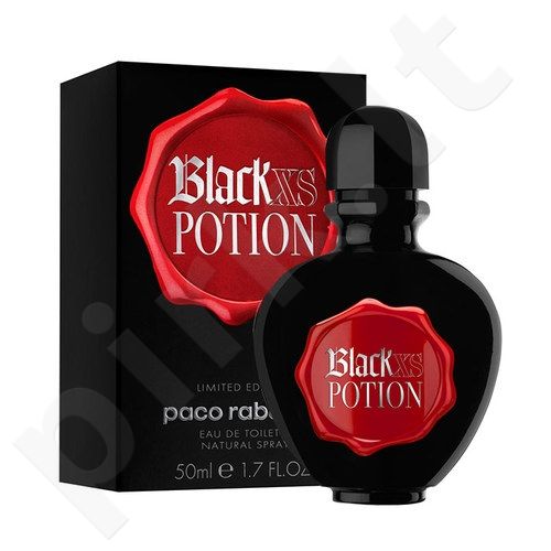 Paco Rabanne Black XS, Potion, tualetinis vanduo moterims, 50ml