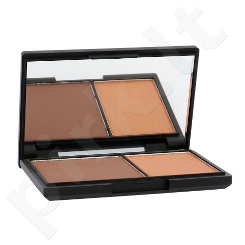 Sleek MakeUP Face Contour Kit, Pressed Powder & Highlighter, kompaktinė pudra moterims, 14g, (886 Dark)