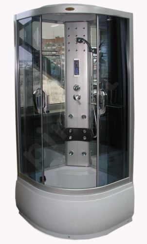 Masažinė dušo kabina R8080 grey/mirror