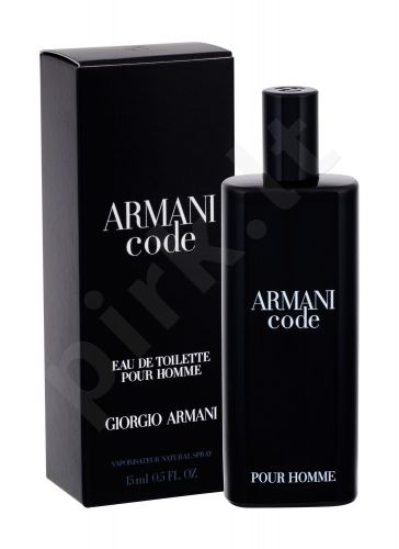 Giorgio Armani Armani Code Pour Homme, tualetinis vanduo vyrams, 15ml