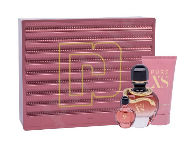 Paco Rabanne Pure XS, rinkinys kvapusis vanduo moterims, (EDP 50 ml + kūno losjonas 75 ml + EDP 6 ml)