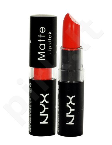 NYX Matte lūpdažis, kosmetika moterims, 4,5g, (08 Pure Red)