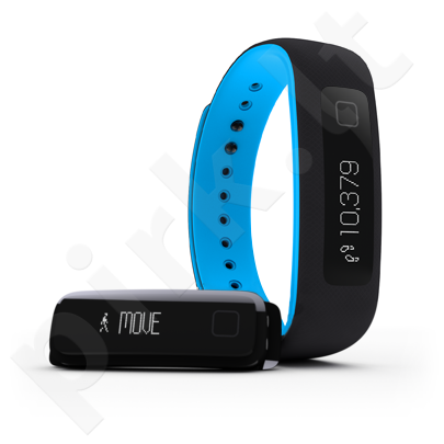 iFIT VUE FITNESS ACTIVITY TRACKER WEARABLE (Black Blue - S/M and L/XL)
