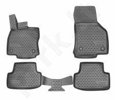 Kilimėliai 3D AUDI A3 2012 - 2016, 2016-> hb 4 pcs. gray /L03014G