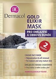 Dermacol Gold Elixir, veido kaukė moterims, 16ml