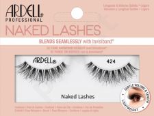 Ardell Naked Lashes, 424, dirbtinės blakstienos moterims, 1pc, (Black)