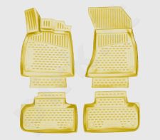 Kilimėliai 3D AUDI Q5 2017->, 4 pcs. beige /L03015B