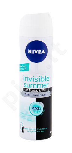 Nivea Invisible For Black & White, 48H, antiperspirantas moterims, 150ml