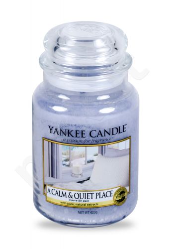 Yankee Candle A Calm & Quiet Place, aromatizuota žvakė moterims ir vyrams, 623g