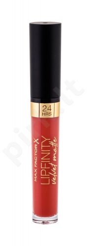 Max Factor Lipfinity, Velvet Matte 24HRS, lūpdažis moterims, 3,5ml, (030 Cool Coral)