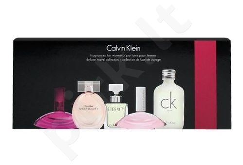 Calvin Klein Mix Giftset rinkinys moterims, (5ml EDP Eternity + 4ml EDP Euphoria + 10ml EDT One + 4ml EDP Forbidden Euphoria + 5ml EDT Sheer Beauty)