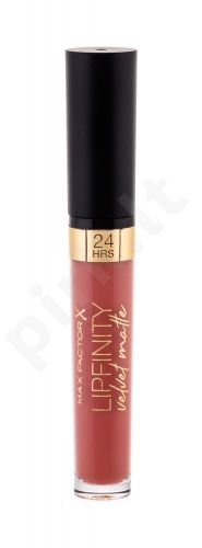 Max Factor Lipfinity, Velvet Matte 24HRS, lūpdažis moterims, 3,5ml, (015 Nude Silk)