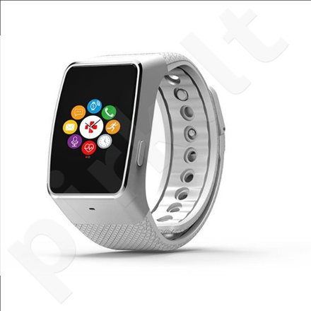 MyKronoz Smartwatch  ZeWatch4  Silver/ white, 200 mAh, Touchscreen, Bluetooth, Heart rate monitor, Waterproof