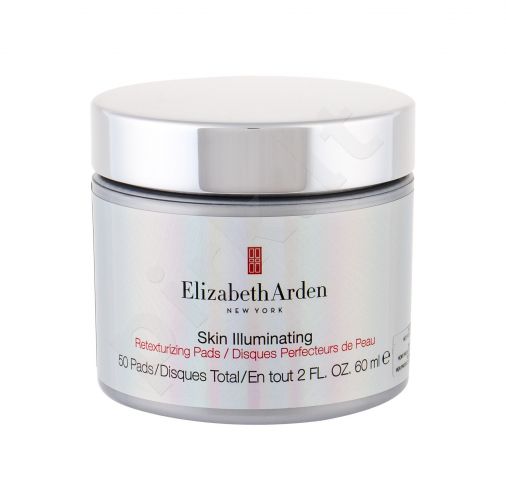 Elizabeth Arden Skin Illuminating, Retexturizing Pads, veido serumas moterims, 50pc, (Testeris)