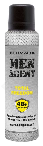 Dermacol Men Agent, Total Freedom, antiperspirantas vyrams, 150ml