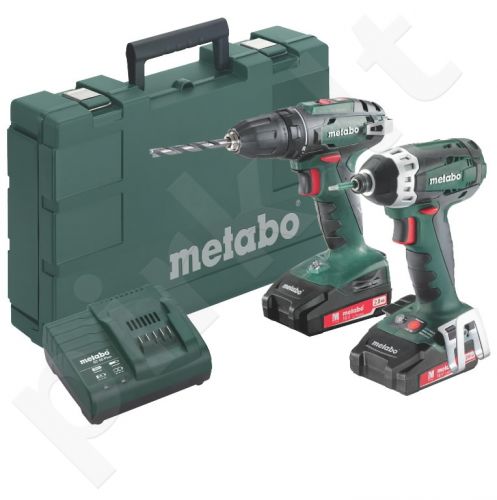 Metabo 18V Combo rinkinys BS 18 + SSD 18 LT 2.0 Ah