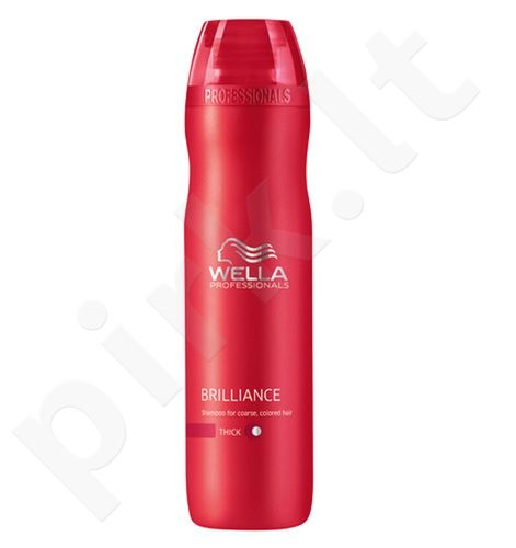 Wella Brilliance, Thick Hair, šampūnas moterims, 250ml