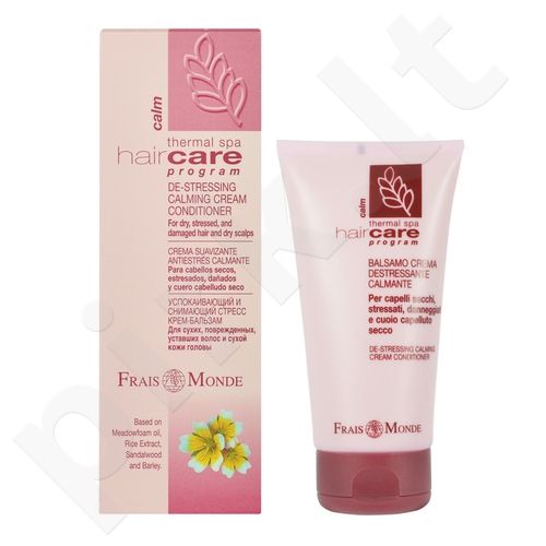 Frais Monde Hair Care Program Calm, De-Stressing Calming Cream Conditioner, kondicionierius moterims, 150ml