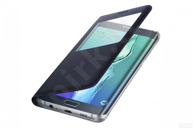 Samsung Galaxy S6 EDGE+ S View dėklas CG928PBE juodas
