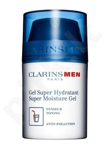 Clarins Men, Super Moisture Gel, veido želė vyrams, 50ml, (Testeris)