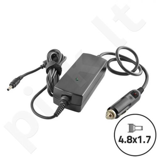 Qoltec Car Adapter for notebook HP 90W | 18.5V | 4.9A | 4.8*1.7