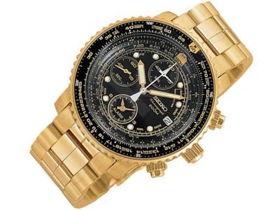 Seiko Flightmaster SNA414P1 Herrenuhr Chronograph - Pirk.lt parduotuvė 