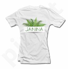 Moteriški marškinėliai "Tikra Janina"